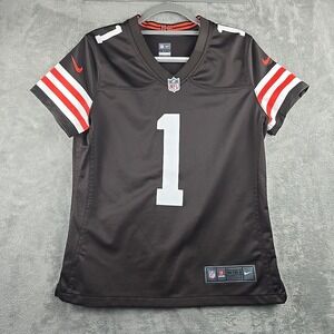 Nike Cleveland Browns Jersey Womens Med Juan Thornhill #1 NFL Authentic On Field